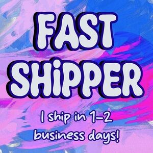 ✨ I ALWAYS ship in 1-2 business days ✨